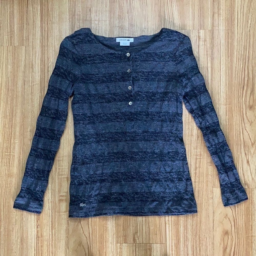 Lacoste Classic Womens Wool Sweater EUC